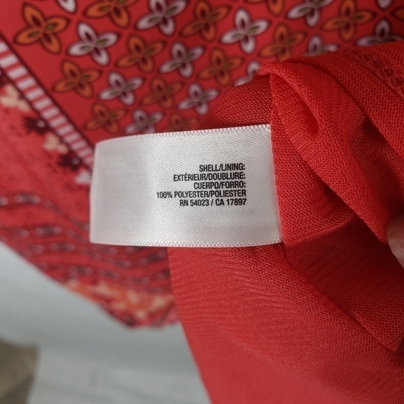 Old Navy Coral Print Sheath Dress Size M - Picture 5 of 11